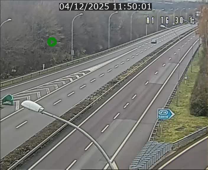 <h2>Traffic live webcam Luxembourg Grevenmacher - A1 direction Luxembourg - BK 30.1</h2>