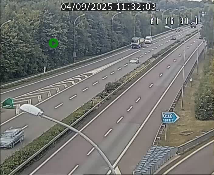 <h2>Traffic live webcam Luxembourg Grevenmacher - A1 direction Luxembourg - BK 30.1</h2>