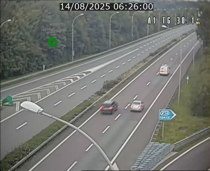 <h2>Traffic live webcam Luxembourg Grevenmacher - A1 direction Luxembourg - BK 30.1</h2>