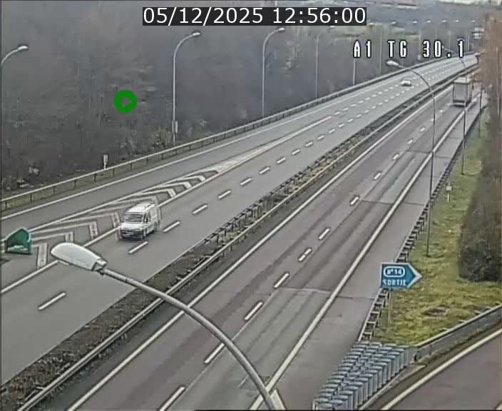 <h2>Traffic live webcam Luxembourg Grevenmacher - A1 direction Luxembourg - BK 30.1</h2>