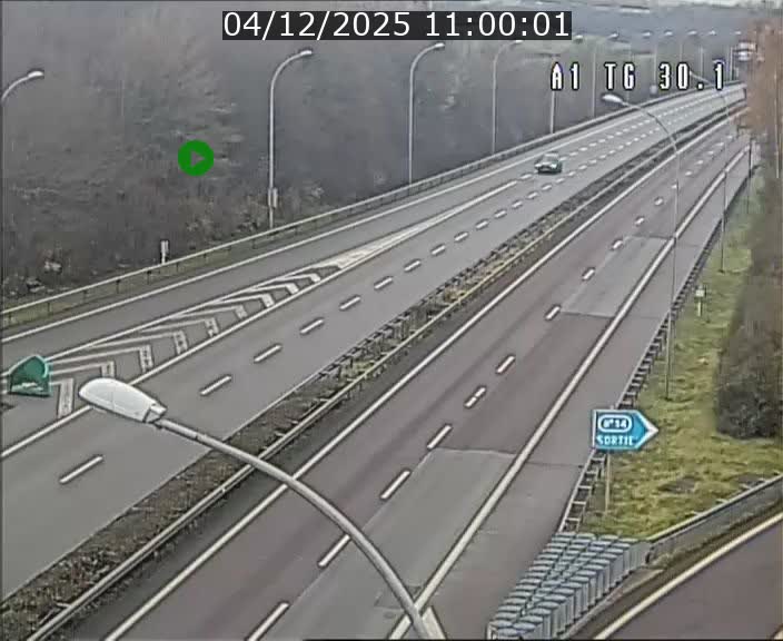 <h2>Traffic live webcam Luxembourg Grevenmacher - A1 direction Luxembourg - BK 30.1</h2>