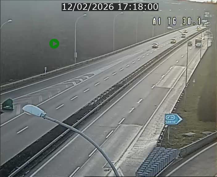 <h2>Traffic live webcam Luxembourg Grevenmacher - A1 direction Luxembourg - BK 30.1</h2>