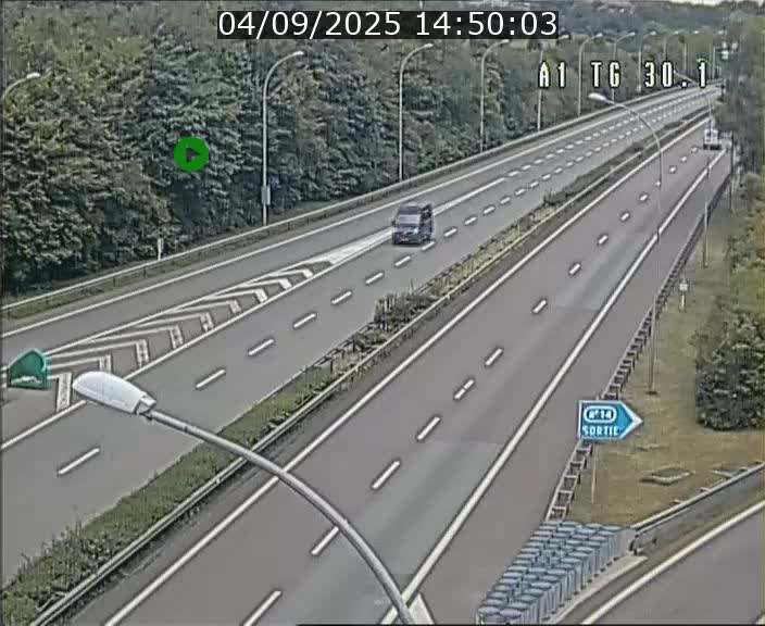 <h2>Traffic live webcam Luxembourg Grevenmacher - A1 direction Luxembourg - BK 30.1</h2>