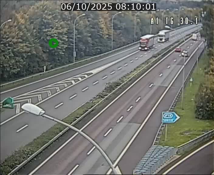 <h2>Traffic live webcam Luxembourg Grevenmacher - A1 direction Luxembourg - BK 30.1</h2>