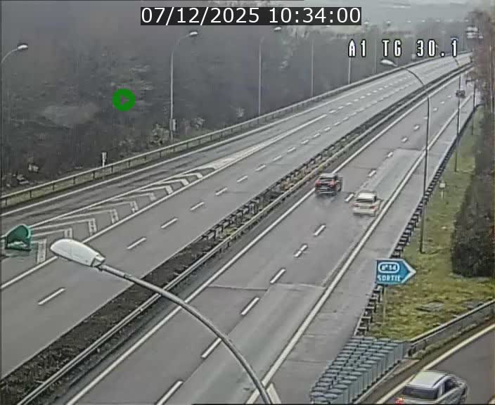 <h2>Traffic live webcam Luxembourg Grevenmacher - A1 direction Luxembourg - BK 30.1</h2>