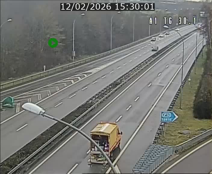 <h2>Traffic live webcam Luxembourg Grevenmacher - A1 direction Luxembourg - BK 30.1</h2>