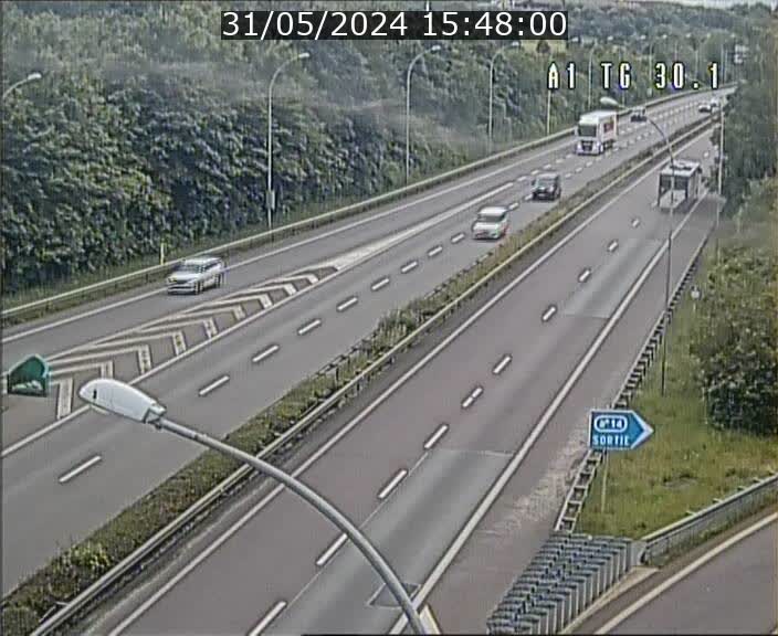 <h2>Traffic live webcam Luxembourg Grevenmacher - A1 direction Luxembourg - BK 30.1</h2>