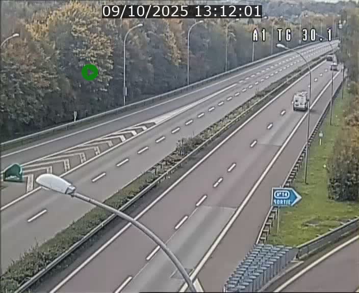 <h2>Traffic live webcam Luxembourg Grevenmacher - A1 direction Luxembourg - BK 30.1</h2>