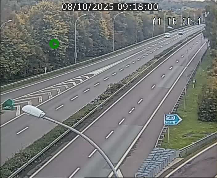 <h2>Traffic live webcam Luxembourg Grevenmacher - A1 direction Luxembourg - BK 30.1</h2>