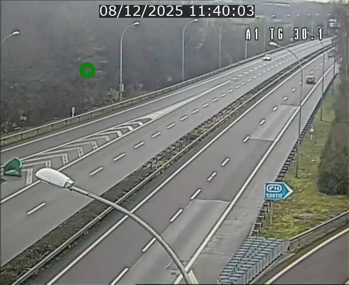 <h2>Traffic live webcam Luxembourg Grevenmacher - A1 direction Luxembourg - BK 30.1</h2>