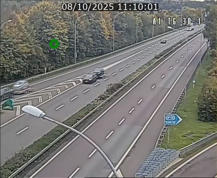 <h2>Traffic live webcam Luxembourg Grevenmacher - A1 direction Luxembourg - BK 30.1</h2>