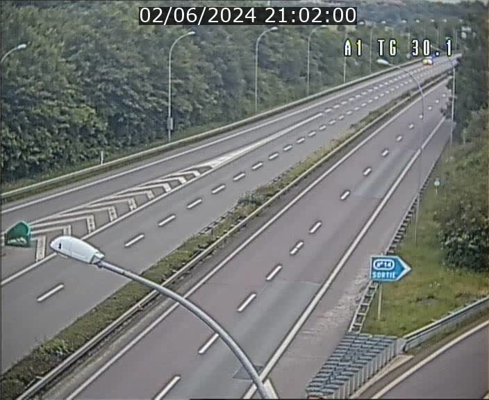 Traffic live webcam Luxembourg Grevenmacher - A1 direction Luxembourg - BK 30.1