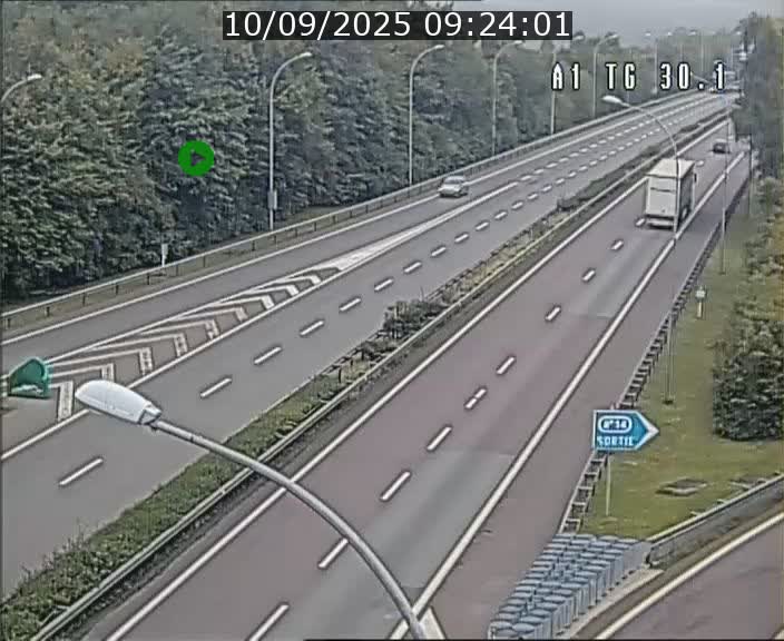 <h2>Traffic live webcam Luxembourg Grevenmacher - A1 direction Luxembourg - BK 30.1</h2>
