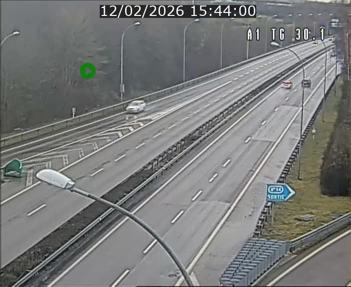 <h2>Traffic live webcam Luxembourg Grevenmacher - A1 direction Luxembourg - BK 30.1</h2>