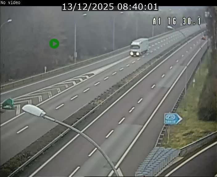 <h2>Traffic live webcam Luxembourg Grevenmacher - A1 direction Luxembourg - BK 30.1</h2>