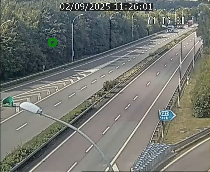 <h2>Traffic live webcam Luxembourg Grevenmacher - A1 direction Luxembourg - BK 30.1</h2>