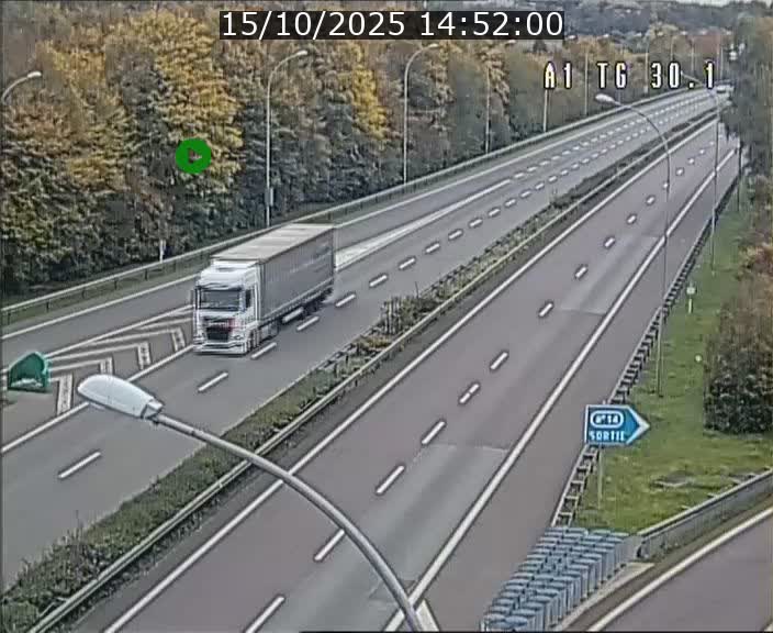 <h2>Traffic live webcam Luxembourg Grevenmacher - A1 direction Luxembourg - BK 30.1</h2>