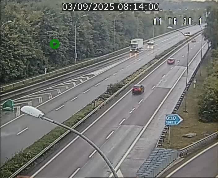 <h2>Traffic live webcam Luxembourg Grevenmacher - A1 direction Luxembourg - BK 30.1</h2>