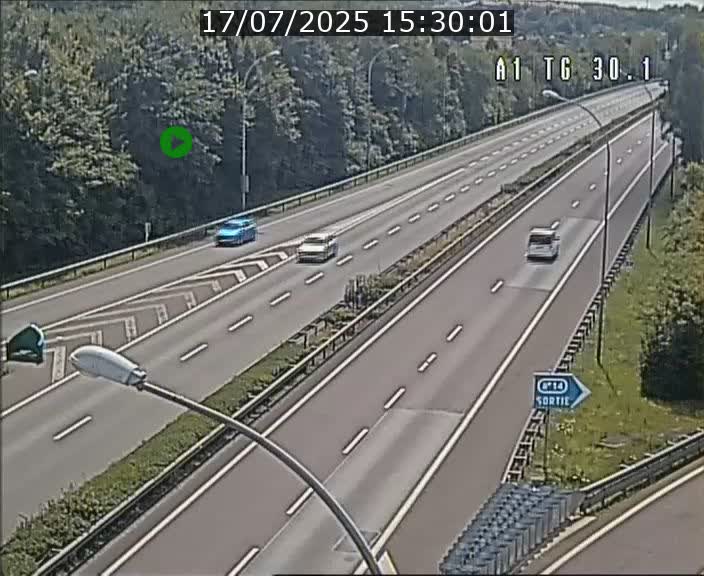 <h2>Traffic live webcam Luxembourg Grevenmacher - A1 direction Luxembourg - BK 30.1</h2>