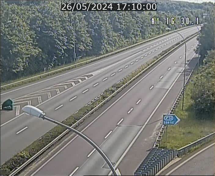 Traffic live webcam Luxembourg Grevenmacher - A1 direction Luxembourg - BK 30.1