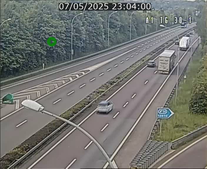 Traffic live webcam Luxembourg Grevenmacher - A1 direction Luxembourg - BK 30.1