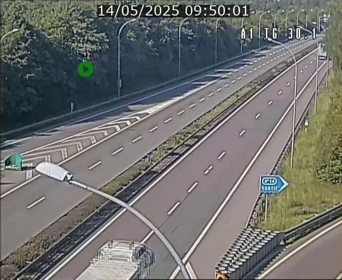 Traffic live webcam Luxembourg Grevenmacher - A1 direction Luxembourg - BK 30.1