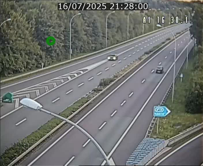 Traffic live webcam Luxembourg Grevenmacher - A1 direction Luxembourg - BK 30.1