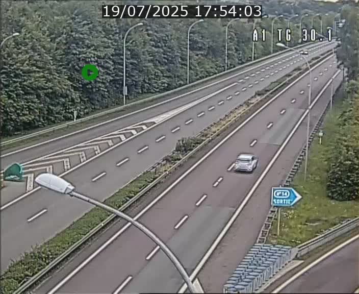 Traffic live webcam Luxembourg Grevenmacher - A1 direction Luxembourg - BK 30.1