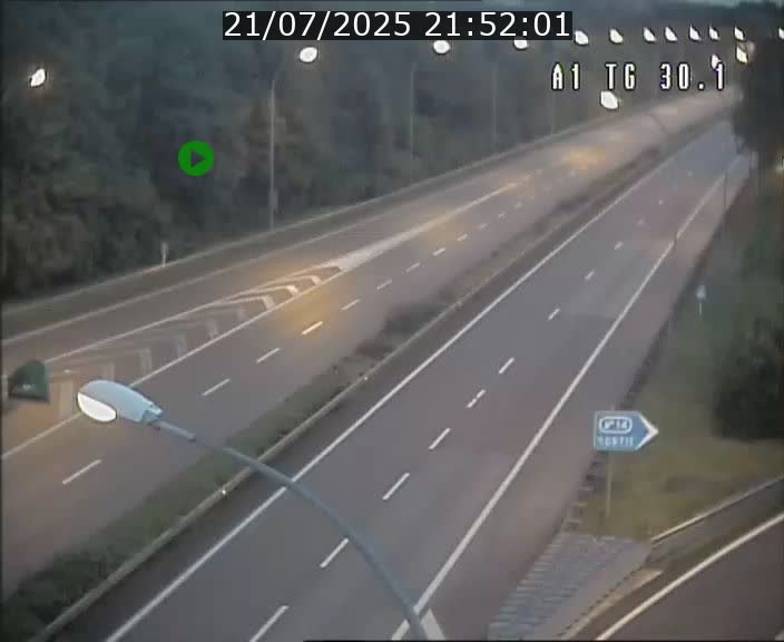 Traffic live webcam Luxembourg Grevenmacher - A1 direction Luxembourg - BK 30.1