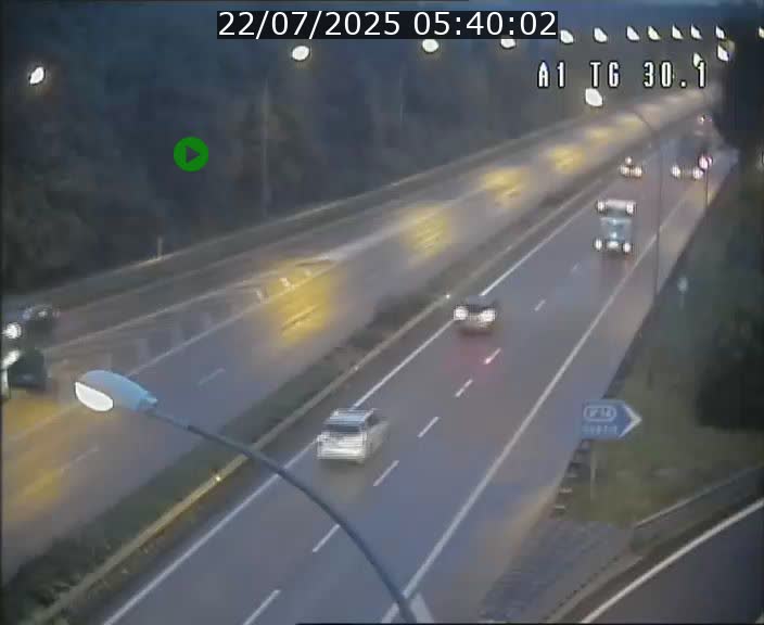 Traffic live webcam Luxembourg Grevenmacher - A1 direction Luxembourg - BK 30.1