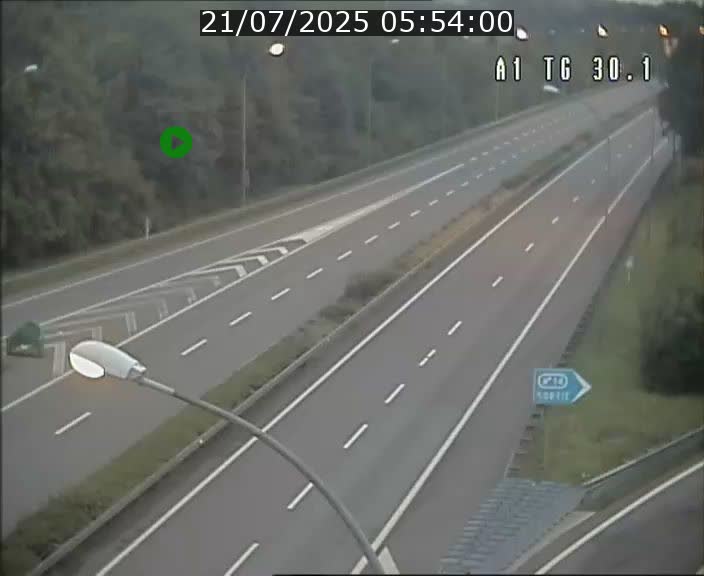 Traffic live webcam Luxembourg Grevenmacher - A1 direction Luxembourg - BK 30.1