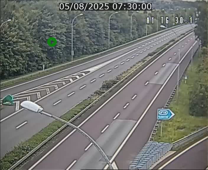 Traffic live webcam Luxembourg Grevenmacher - A1 direction Luxembourg - BK 30.1