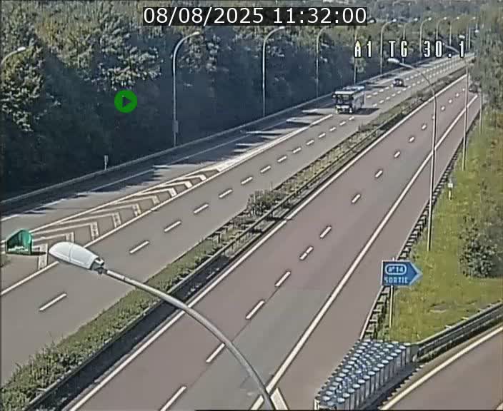 Traffic live webcam Luxembourg Grevenmacher - A1 direction Luxembourg - BK 30.1