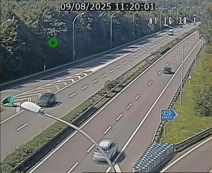 Traffic live webcam Luxembourg Grevenmacher - A1 direction Luxembourg - BK 30.1