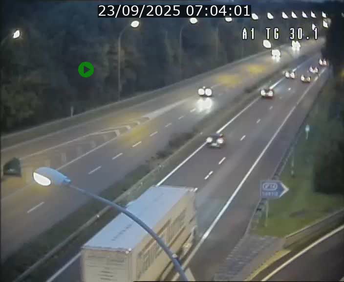Traffic live webcam Luxembourg Grevenmacher - A1 direction Luxembourg - BK 30.1