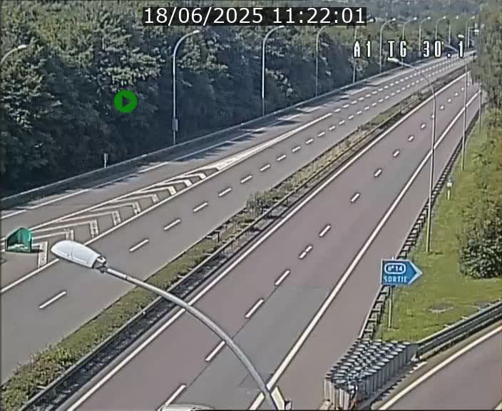 Traffic live webcam Luxembourg Grevenmacher - A1 direction Luxembourg - BK 30.1