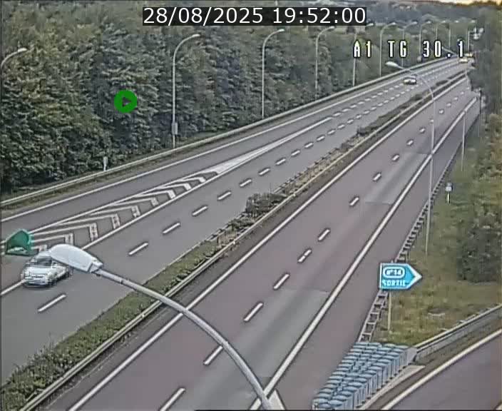 <h2>Traffic live webcam Luxembourg Grevenmacher - A1 direction Luxembourg - BK 30.1</h2>