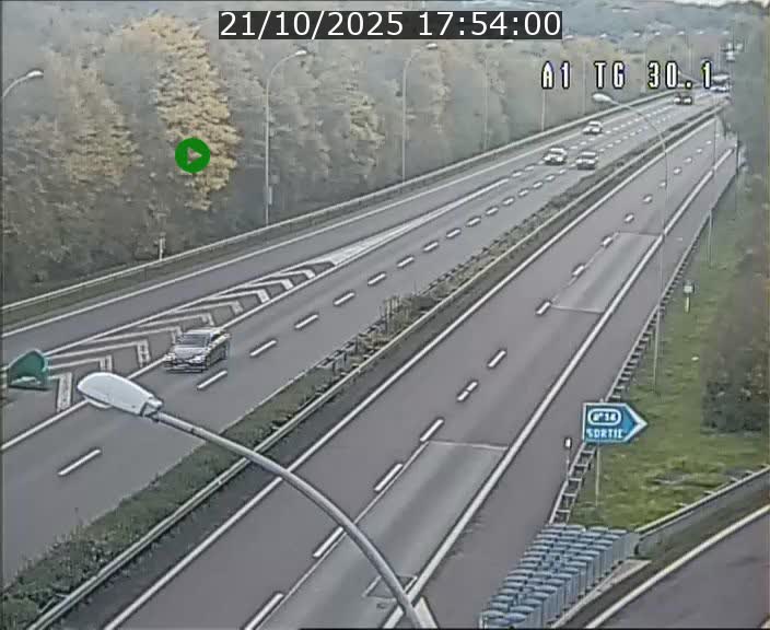 <h2>Traffic live webcam Luxembourg Grevenmacher - A1 direction Luxembourg - BK 30.1</h2>
