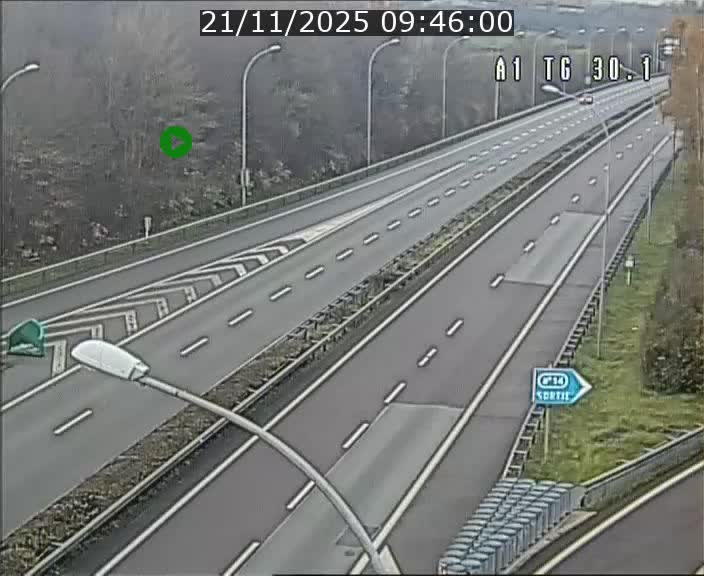 Traffic live webcam Luxembourg Grevenmacher - A1 direction Luxembourg - BK 30.1