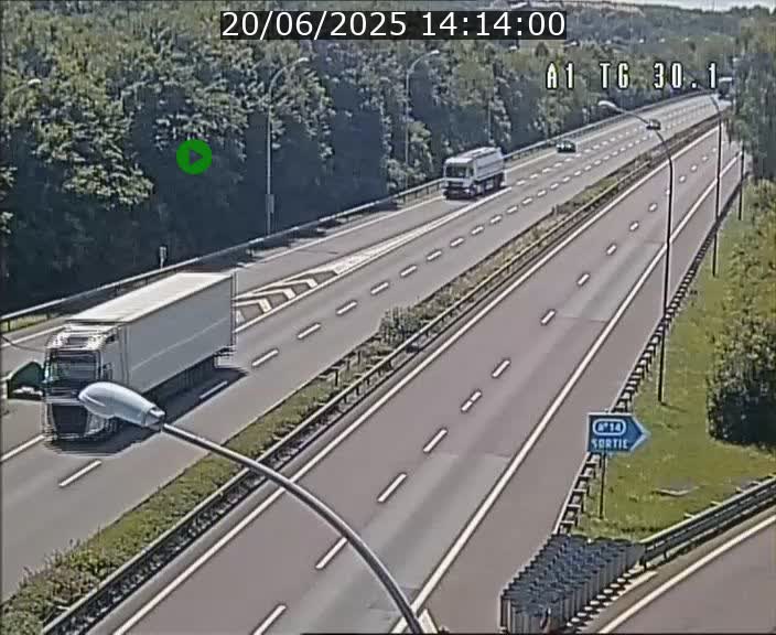 <h2>Traffic live webcam Luxembourg Grevenmacher - A1 direction Luxembourg - BK 30.1</h2>