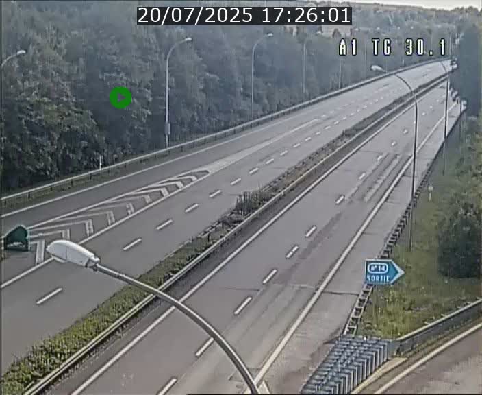 <h2>Traffic live webcam Luxembourg Grevenmacher - A1 direction Luxembourg - BK 30.1</h2>