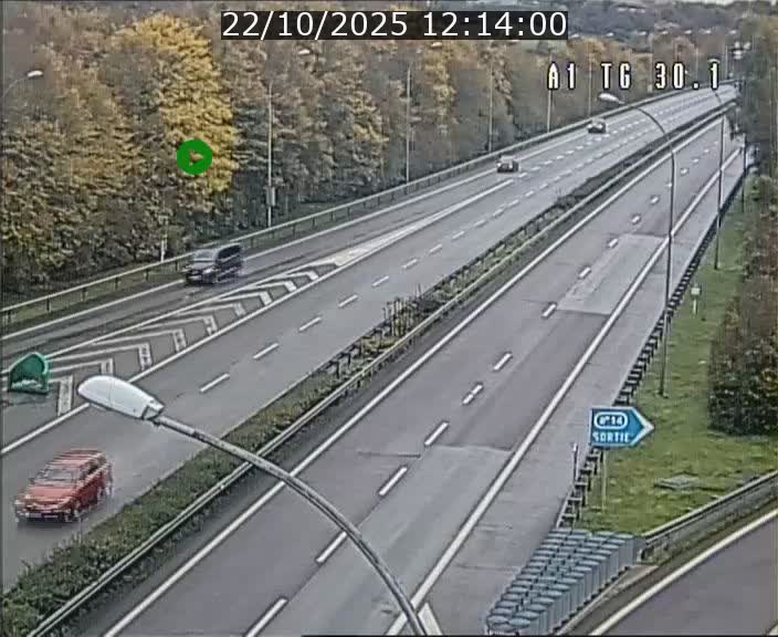 <h2>Traffic live webcam Luxembourg Grevenmacher - A1 direction Luxembourg - BK 30.1</h2>