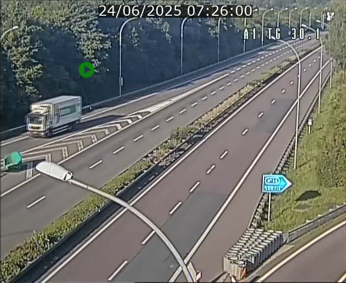 <h2>Traffic live webcam Luxembourg Grevenmacher - A1 direction Luxembourg - BK 30.1</h2>