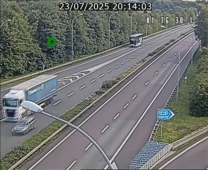 <h2>Traffic live webcam Luxembourg Grevenmacher - A1 direction Luxembourg - BK 30.1</h2>