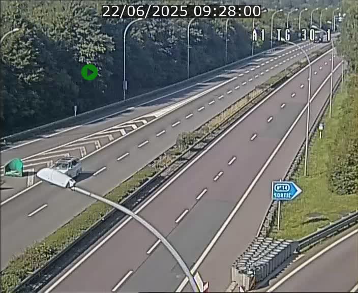 <h2>Traffic live webcam Luxembourg Grevenmacher - A1 direction Luxembourg - BK 30.1</h2>
