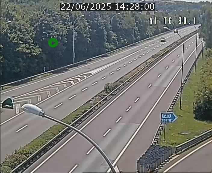 <h2>Traffic live webcam Luxembourg Grevenmacher - A1 direction Luxembourg - BK 30.1</h2>