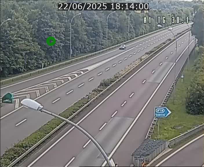 <h2>Traffic live webcam Luxembourg Grevenmacher - A1 direction Luxembourg - BK 30.1</h2>