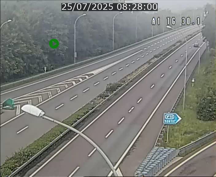 <h2>Traffic live webcam Luxembourg Grevenmacher - A1 direction Luxembourg - BK 30.1</h2>