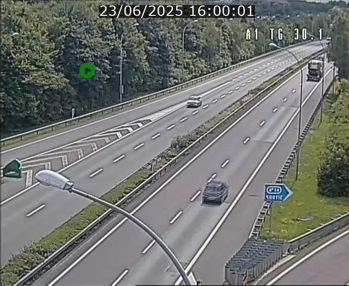 <h2>Traffic live webcam Luxembourg Grevenmacher - A1 direction Luxembourg - BK 30.1</h2>