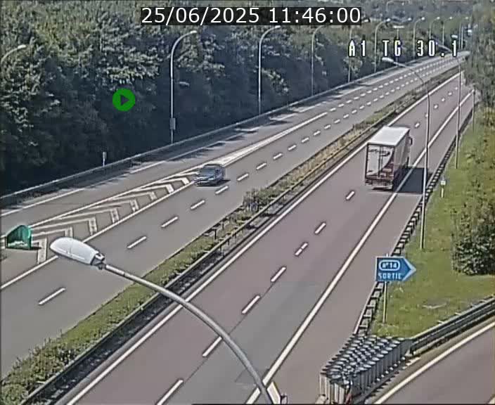<h2>Traffic live webcam Luxembourg Grevenmacher - A1 direction Luxembourg - BK 30.1</h2>